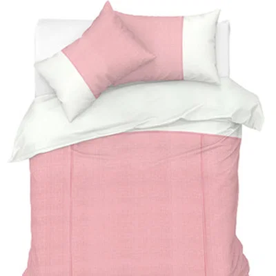 The Range Luxury Lincoln Stripe Duvet Cover and Pillowcase Set - Red / 1.02kg / 1 Pillowcase / Single