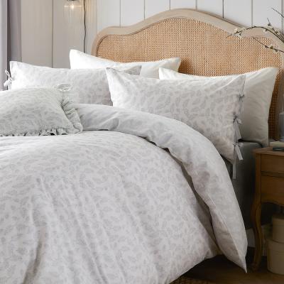 The Range Chloe Bow Tie Duvet Cover Set - Soft white / Single