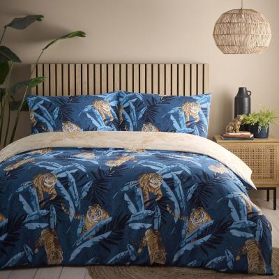 The Range Tiger Duvet Cover Set - Blue / Double