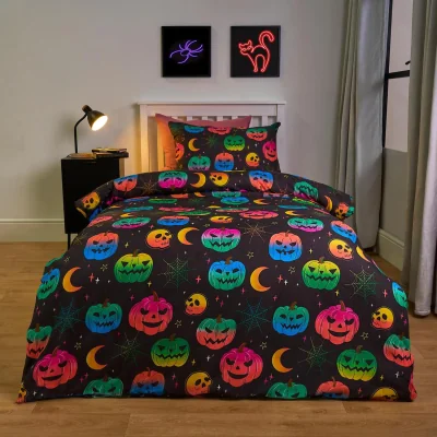 The Range OHS Halloween Duvet Cover Set - Black / 0.6kg