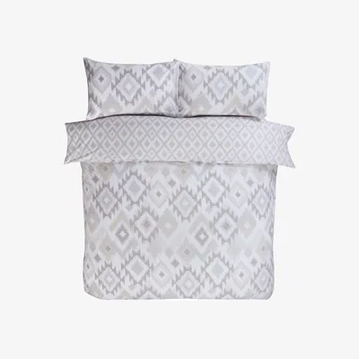 The Range Ikat Duvet Cover Set - Natural
