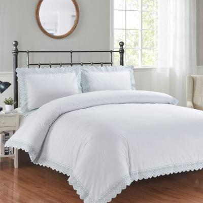 The Range Evelyn Duvet Cover Set - White / Double
