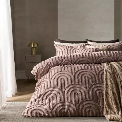 The Range OHS Tufted Arches Duvet Cover Set - Natural / 1.28kg