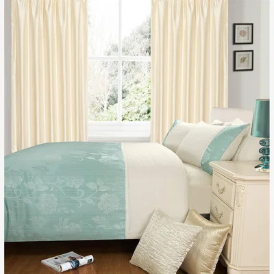 The Range Floral Jacquard Lina Duvet Cover  Pillowcase Set - Teal