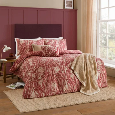 The Range Heritage Duvet Cover Set - Redwood / Double