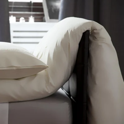 The Range Belledorm Premium Blend 500 Thread Count Duvet Cover - Ivory / Double / 200