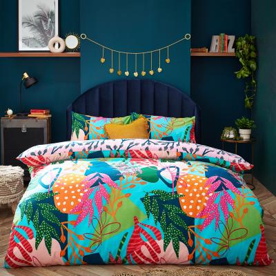 The Range Tropical Palm Duvet Cover Set - Multicolour