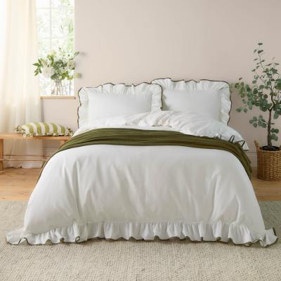 The Range Blousey Duvet Cover Set - Olive / King