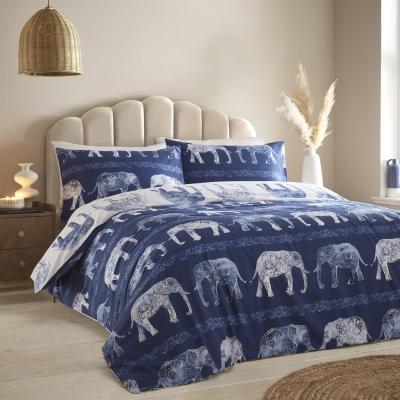 The Range Elephants Duvet Cover Set - Blue / Superking