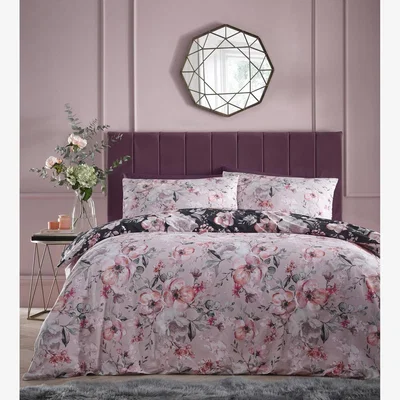 The Range Eden Duvet Cover Set - Pink