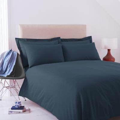 The Range Charlotte Thomas Poetry Plain Dyed Duvet Cover Set - Navy / King