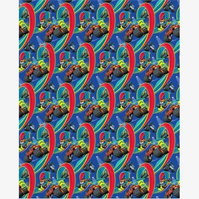 The Range Blaze & The Monster Machines Blazing Duvet Cover Set - Blue/Red