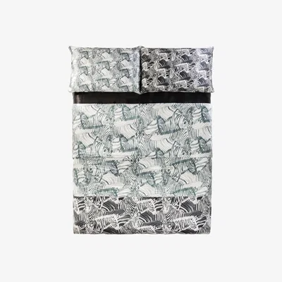 Wolf & Badger Zebra 100% Silk Duvet Cover Gelso Milano