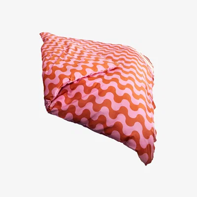 Wolf & Badger Pink / Purple / Yellow Dragstrip Disco Duvet Cover In Single | Uk Single | Weirdstock