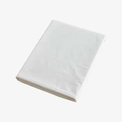 Wolf & Badger Island Double Duvet Cover - White With White Trim | Uk Double | London & Avalon