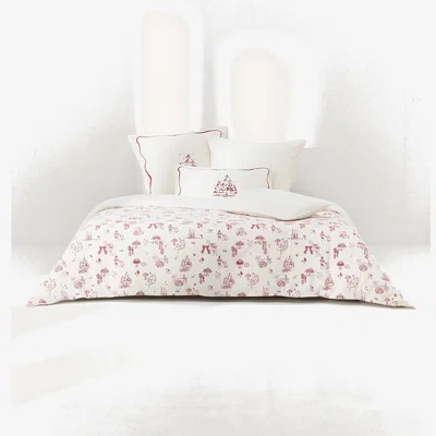 Westwing Designer Flannel Christmas Duvet Cover Clarette by Agathe Marty