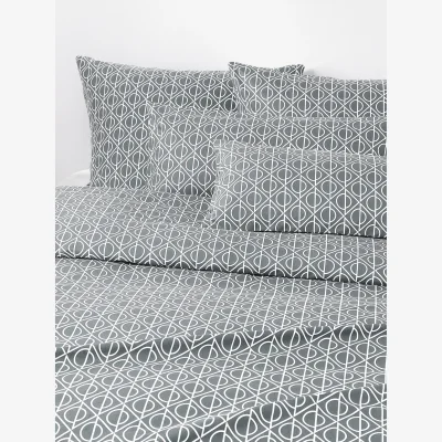 Westwing Geometric Print Cotton Duvet Cover Jella