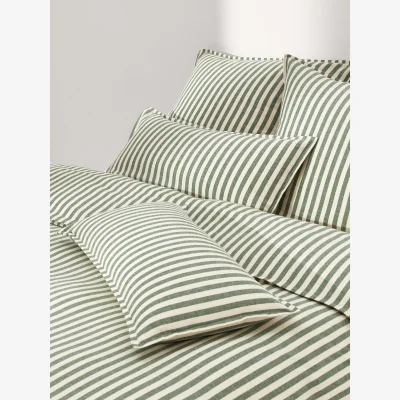 Westwing Striped Flannel Duvet Cover Yola