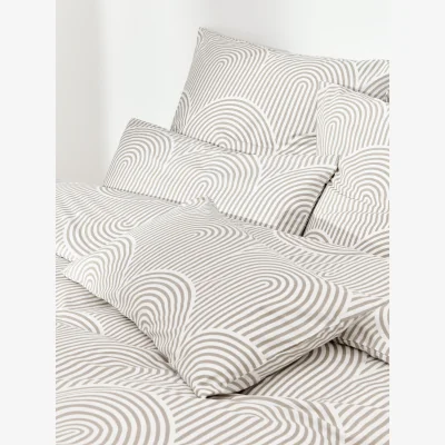 Westwing Cotton Duvet Cover Arcs