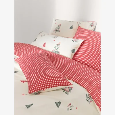 Westwing Cotton Percale Duvet Cover Pine