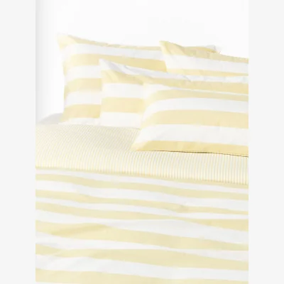 Westwing Striped Reversible Cotton Duvet Cover Lorena