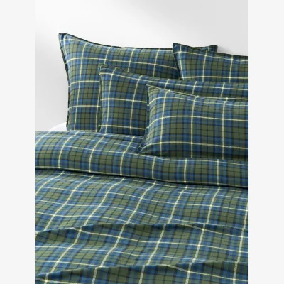 Westwing Checked Flannel Duvet Cover Linsay