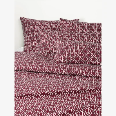 Westwing Geometric Print Cotton Duvet Cover Jella