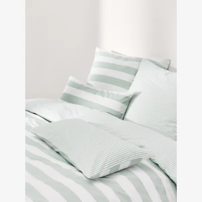 Westwing Striped Cotton Reversible Duvet Cover Lorena