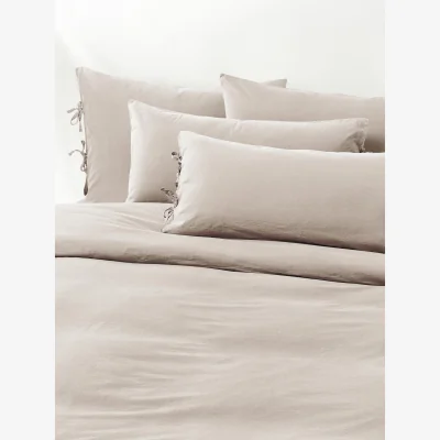 Westwing Washed Cotton Percale Duvet Cover Leonie