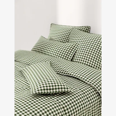 Westwing Gingham Flannel Duvet Cover Yola