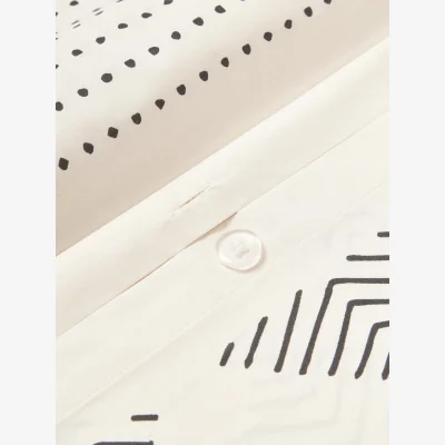 Westwing Cotton Percale Duvet Cover Kohana with Boho Pattern