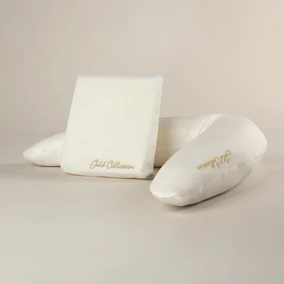 Dunelm Mother&Baby Organic Cotton V-Shape Support Pillow & Wedge Set White