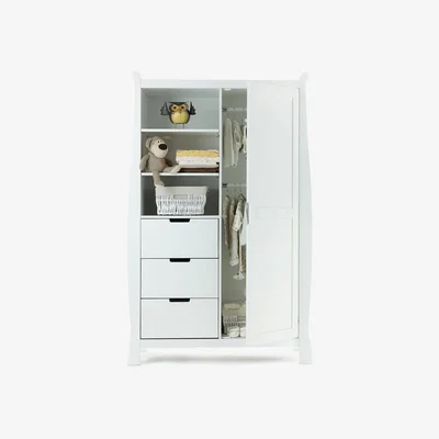Cuckooland Obaby Stamford Double Wardrobe in White