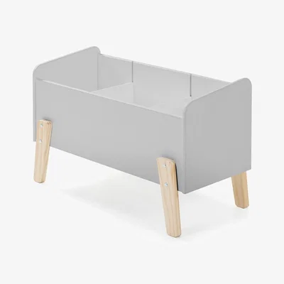 Cuckooland Vipack Kiddy Wooden Kids Toy Box - Cool Grey
