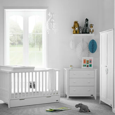 Cuckooland Obaby Belton Cot Bed 3 Piece Nursery Furniture Set