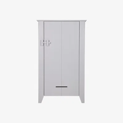 Cuckooland Farmer Cabinet in Rough Sawn Pine Design by Woood - Concrete Grey