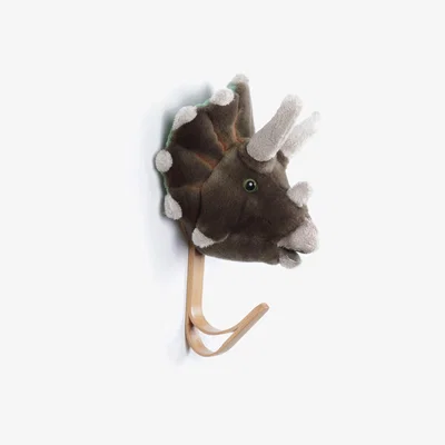 Cuckooland Kids Dinosaur Plush Animal Head Coat Hook