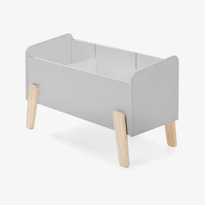 Cuckooland Kiddy Wooden Kids Toy Box in Cool Grey