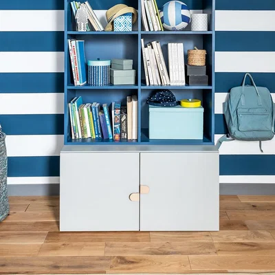 Cuckooland Vox Stige Low Modular 2 Door Cabinet in Grey