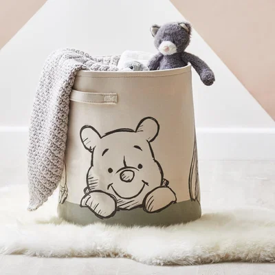 Dunelm Disney Winnie the Pooh Storage Bag Brown and Grey