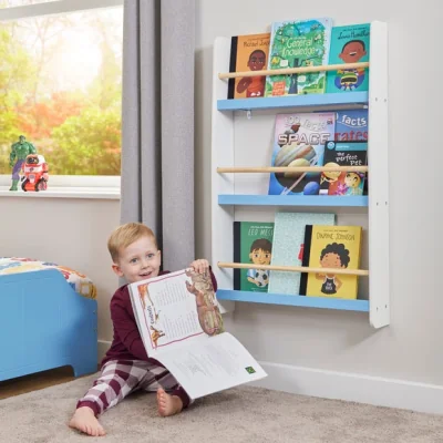 Dunelm Liberty House Toys Kids Picture Book Wall Bookshelf