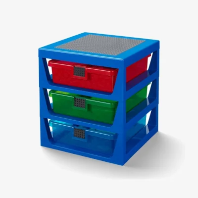 Dunelm LEGO 3 Drawer Storage Rack