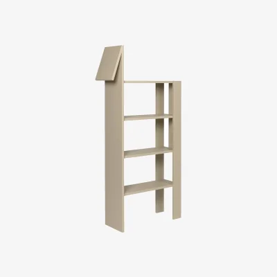 Made in Design Giraffe Children’s bookshelf wood beige / W 69 x D 24 x H 140 cm - Ferm Living
