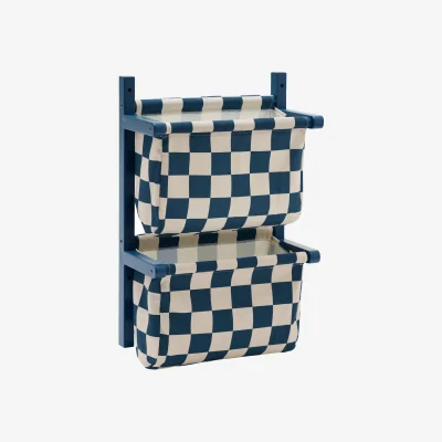 Nordic Nest Kid's Concept Bag shelf grid Teal 40x19x60 cm