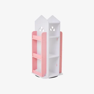 The Range Kidkid 4 Tier Kids Rotating Bookshelf - Pink