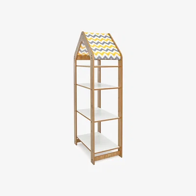 The Range Kids Multipurpose Storage and Bookcase with 4 Shelves - Yellowe
