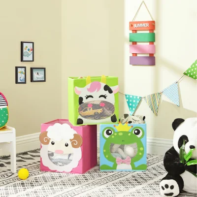 The Range Storage Box Set of 3, Toy Boxes, Toy Organiser - Blue