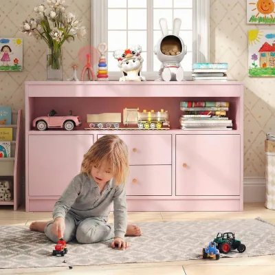 The Range Kids Bookshelf Toy Storage Organizer - Pink