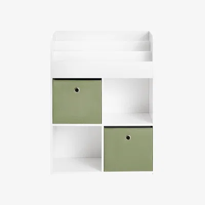 The Range Kids Storage Shelf with 2 Fabric Boxes - Bookcase