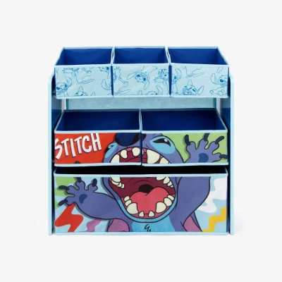 The Range Lilo And Stitch Toy Organiser With 6 Storage Bins  - Blue